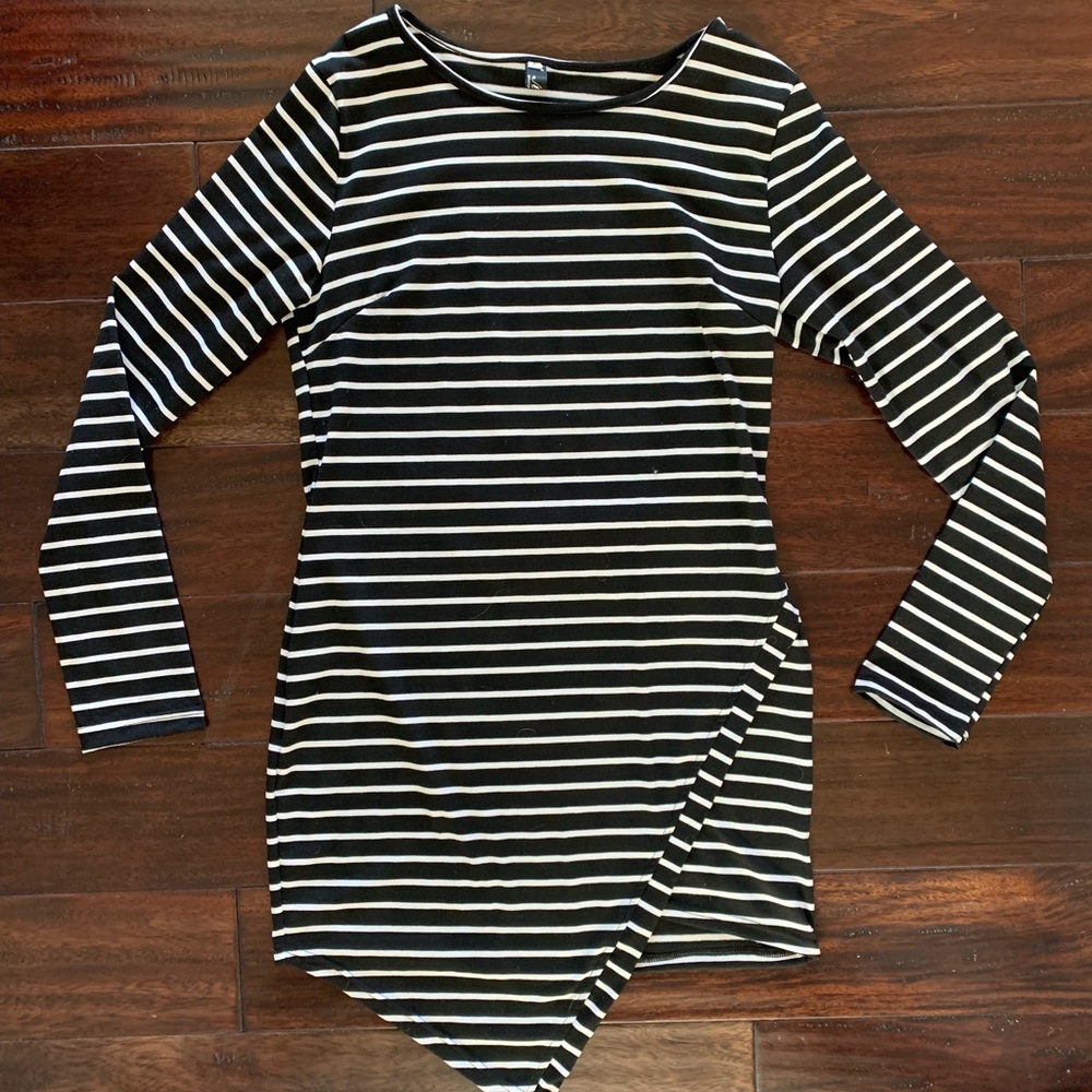 Black and white dress